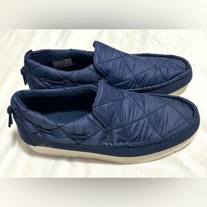 Sperry Men's Navy Blue Quilted Indoor Outdoor Slip-On Slipper Shoes Size 7.5